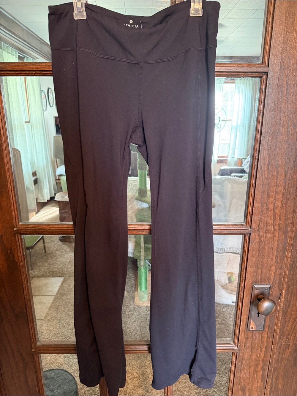 Athleta Black Bootcut Yoga Pants